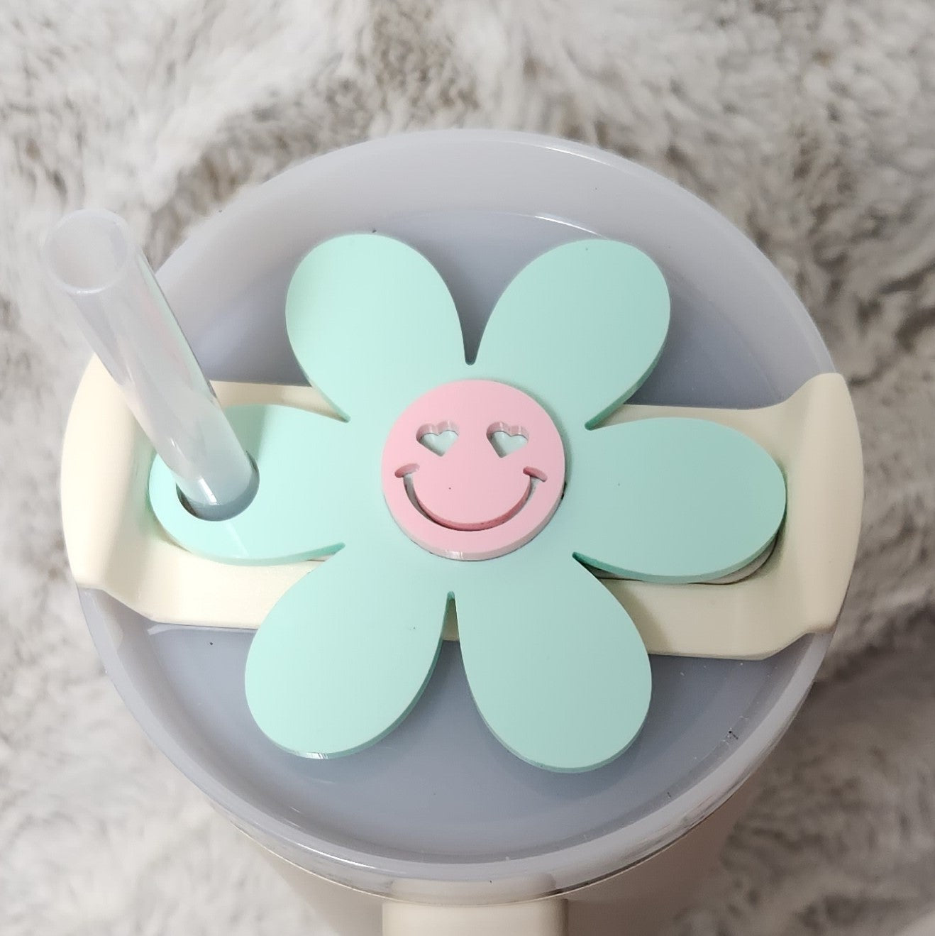 Flower Tumbler Topper - Fits Stanley Tumblers (Choose Cup Size, 40 oz. or 30 oz.)