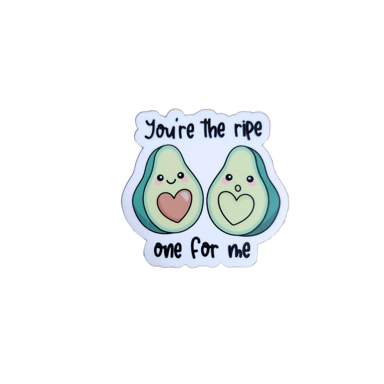 You're The Ripe One for Me Valentines Badge Reel, Interchangeable Badge Reel Topper, Cute Retractable Badge Reel ID Holder for Nurse, Student, RN