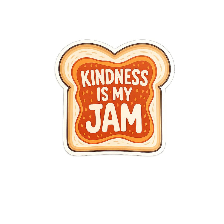 Kindness is My Jam Badge Reel Topper, Interchangeable Badge Reel for Nurse, Teacher, Office