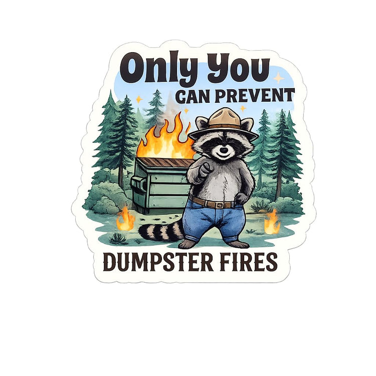 Only You Can Prevent Dumpster Fires Badge Reel, Interchangeable Badge Reel for Nurse, Teacher, Office