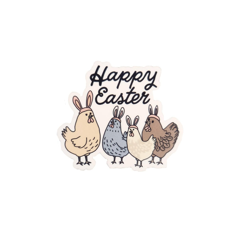Happy Easter Chicks with Bunny Ears Badge Reel, Interchangeable Badge Reel Topper, Cute Retractable Badge Reel ID Holder for Nurse, Student, RN